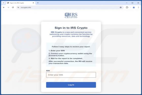 IRS Crypto Oplichting