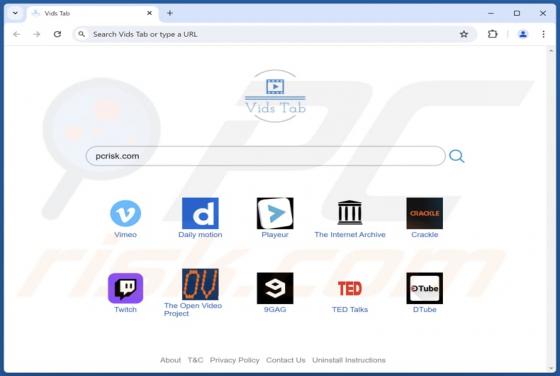 Search.media-tab.com doorverwijzing