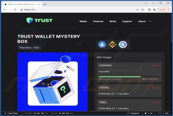 Trust Wallet Mystery Box Oplichting
