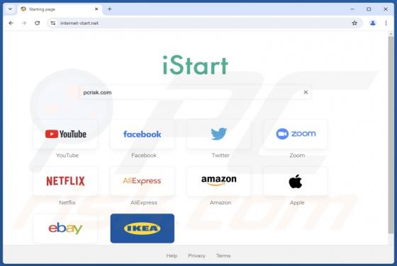 Internet-start.net doorverwijzing