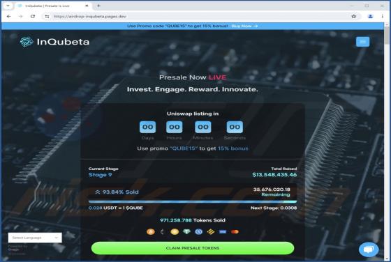 InQubeta Token Presale Oplichting