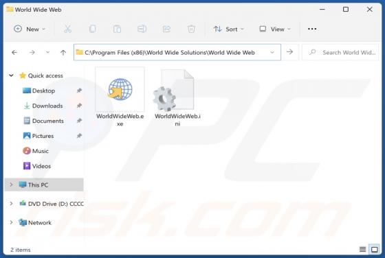 World Wide Web Ongewenste Toepassing