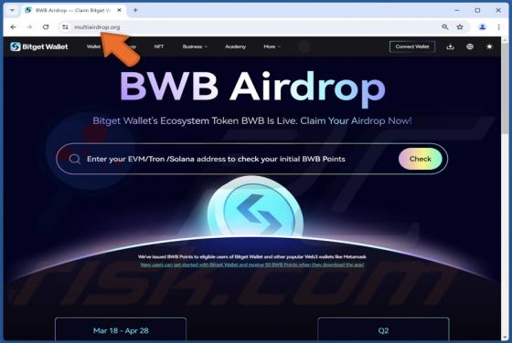 Bitget Wallet (BWB) Airdrop Oplichting