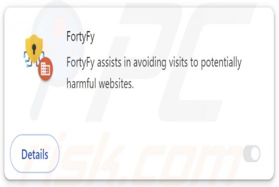 FortyFy Ongewenste Applicatie