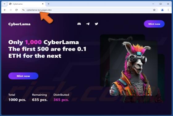 CyberLama Mint Oplichting