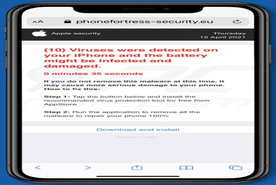 (10) Viruses Were Detected On Your iPhone POP-UP Oplichting (Mac)