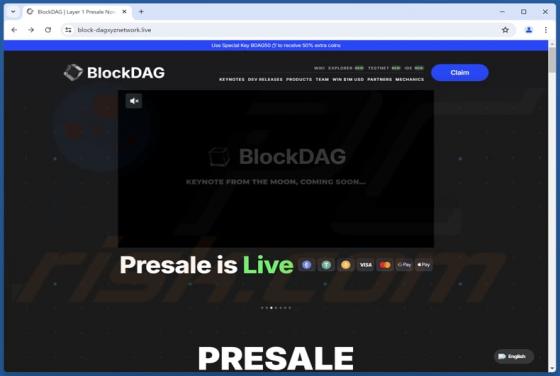BlockDAG Presale Oplichting