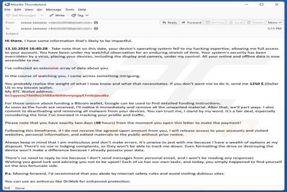 Oplichting via e-mail Operating System Fell To My Hacking Expertise