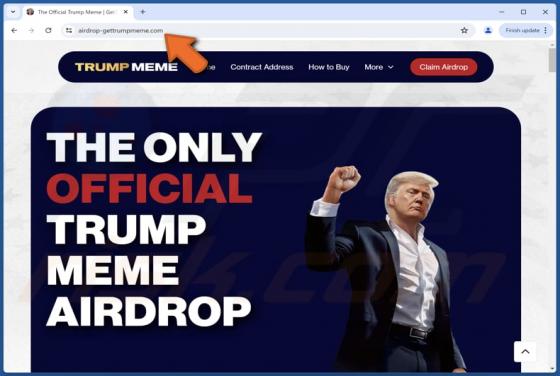 $TRUMP Airdrop oplichting