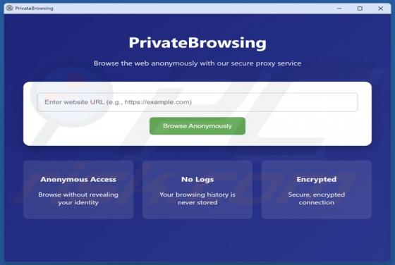 PrivateBrowsing Potentieel Ongewenste Toepassing