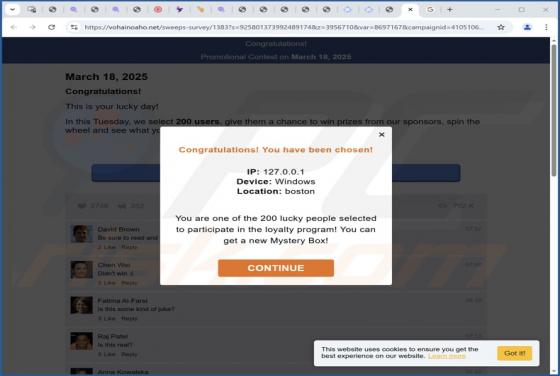 Congratulations! You Have Been Chosen! POP-UP Zwendel