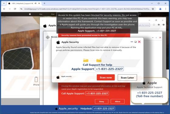 Apple Security Found Some Infected Files POP-UP Zwendel (Mac)