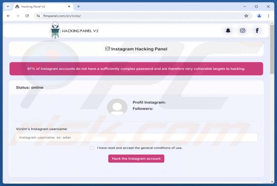 Instagram Account Hack Oplichting