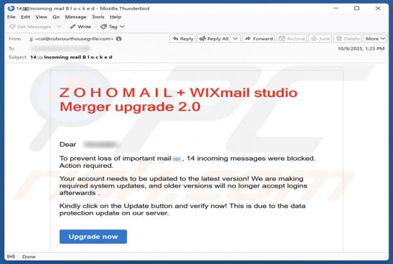 Zoho Mail + Wix Mail Studio Merger Upgrade Oplichting