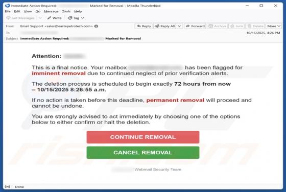 Neglect Of Prior Verification Alerts Email Oplichting