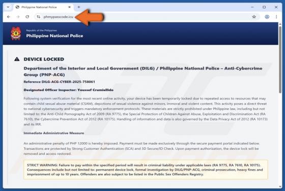 Device Locked Due To Access To Illegal Content Oplichting