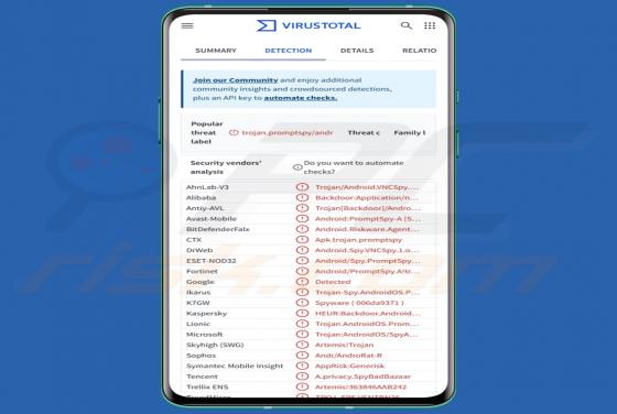 PromptSpy Malware (Android)