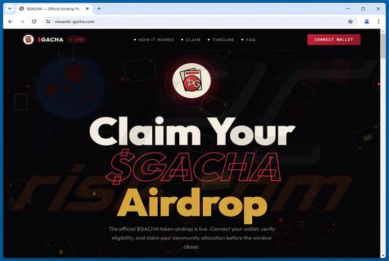 PowerGacha ($GACHA) Airdrop fraude