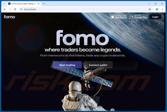 Fake Fomo Trading Platform fraude