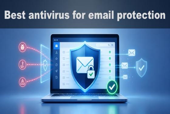 Beste antivirussoftware voor e-mailbeveiliging in 2026 | Top 5 keuzes