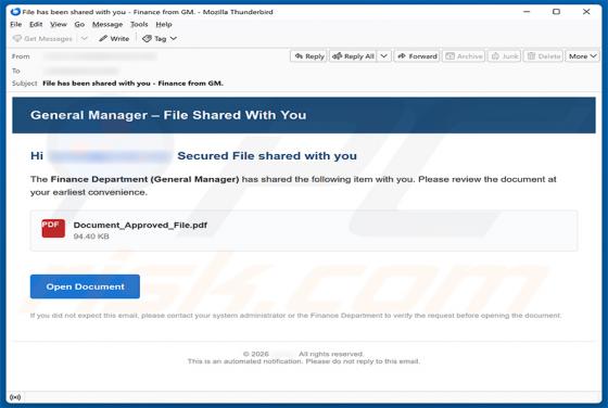 Finance Department (General Manager) Secure File e-mailfraude
