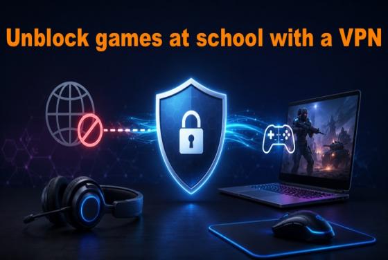Games deblokkeren op school met een VPN in 2026