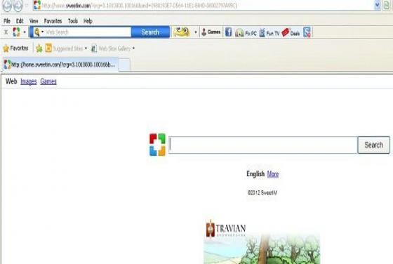SweetIM werkbalk Virus
