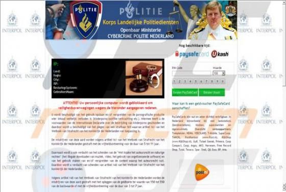 Cybercrime Nederland Politie Virus