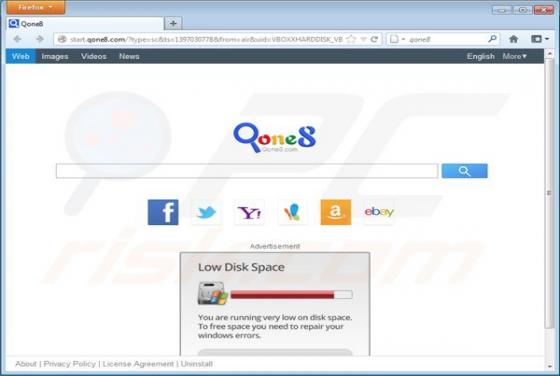 Start.qone8.com Browser Hijacker