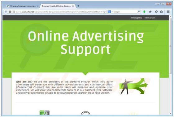 Online Advertising Support Advertenties