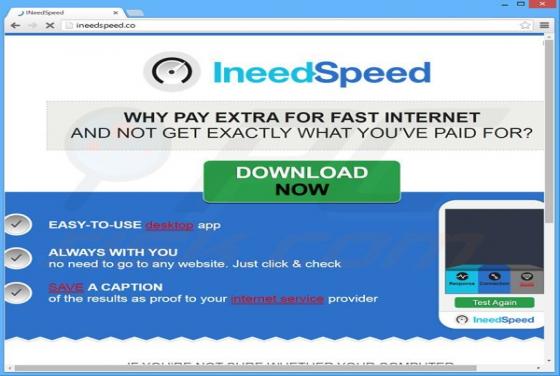 IneedSpeed Adware