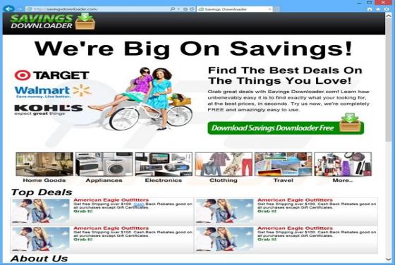 Savings Downloader Advertenties