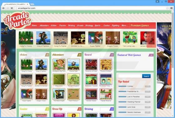 ArcadeParlor Advertenties