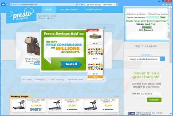 Ads by PrestoSavings