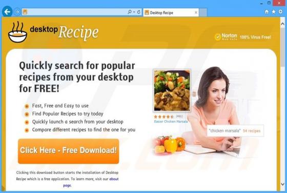 Desktop Recipe Advertenties