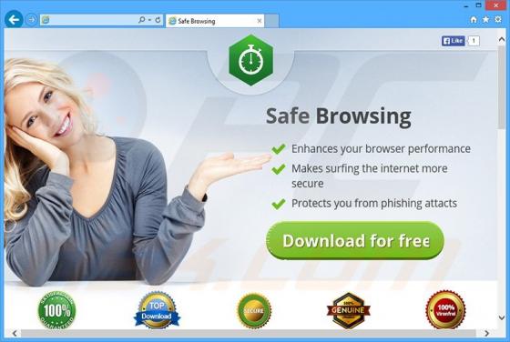 Advertenties door Safe Browsing
