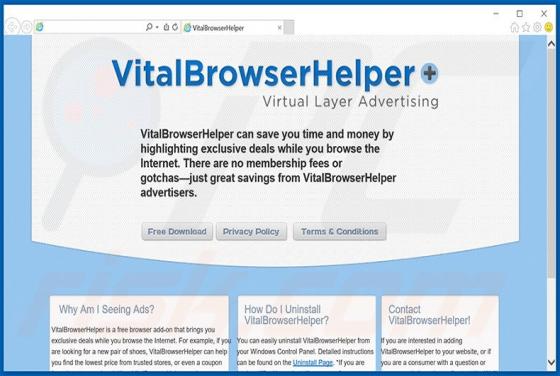 Advertenties door Vital Browser Helper