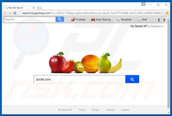 Search.mysportsxp.com Doorverwijzing