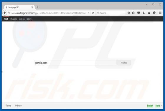 Istartpage123.com Doorverwijzing