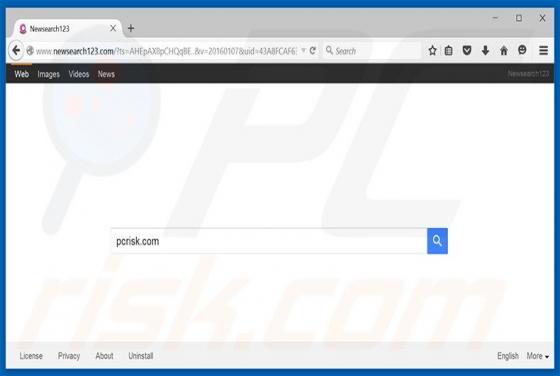 Newsearch123.com Doorverwijzing