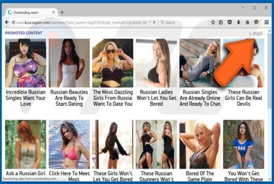 Advertenties door mgid