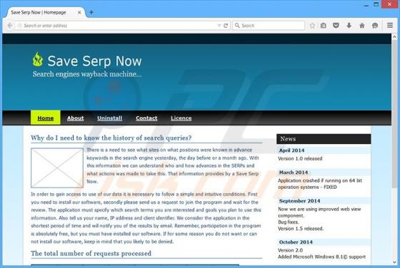 Save Serp Now Adware [Bijgewerkt]