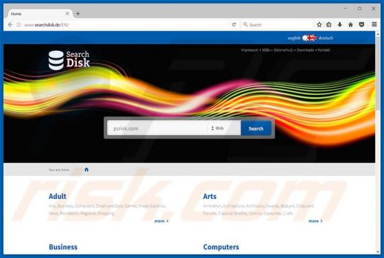 Searchdisk.de Doorverwijzing