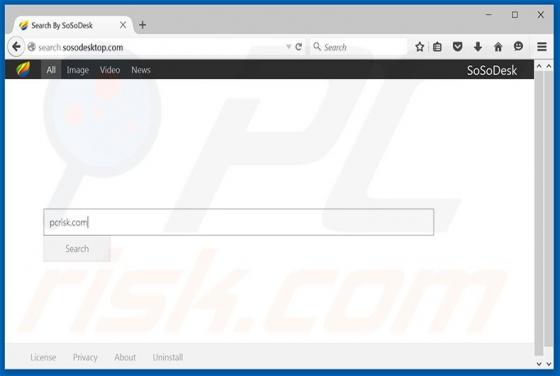 Search.sosodesktop.com Doorverwijzing