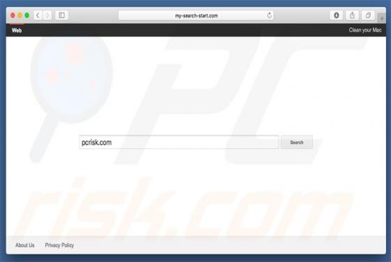 My-search-start.com Doorverwijzing (Mac)