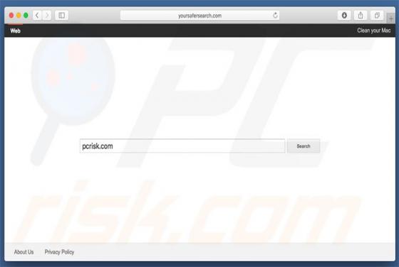 Yoursafesearch.com Doorverwjizing (Mac)