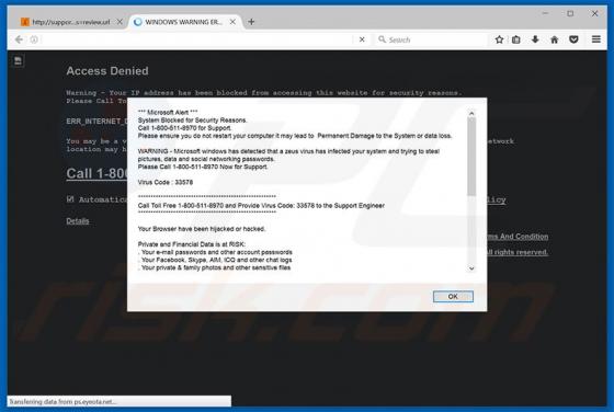 Microsoft Alert - Microsoft waarschuwing oplichting