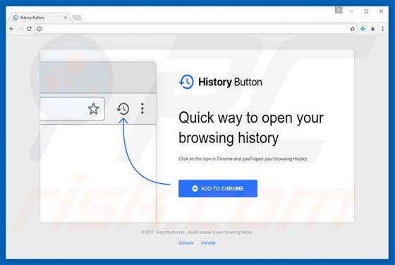 History Button (Geschiedenisknop) Adware