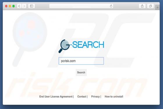 G-search.pro doorverwijzing (Mac)