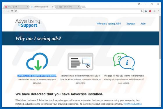Ad by Advertise ("Advertentie van Advertise")
